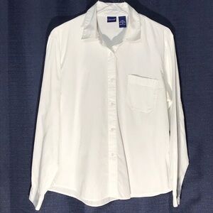 IZOD Men's Crisp White Dress Shirt